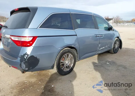 2013 Honda Odyssey Ex-L from USA, damaged, VIN 5FNRL5H66DB032608